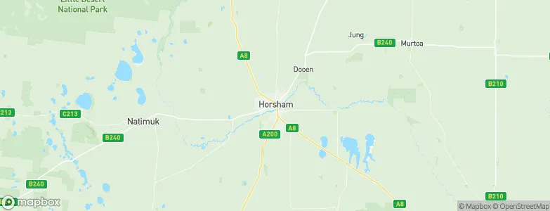 Horsham, Australia Map
