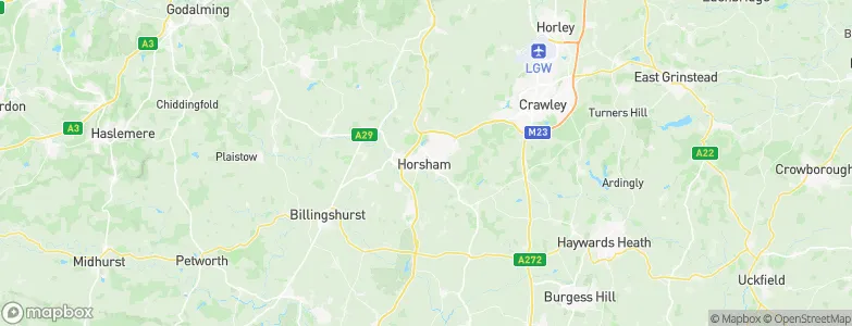 Horsham, United Kingdom Map
