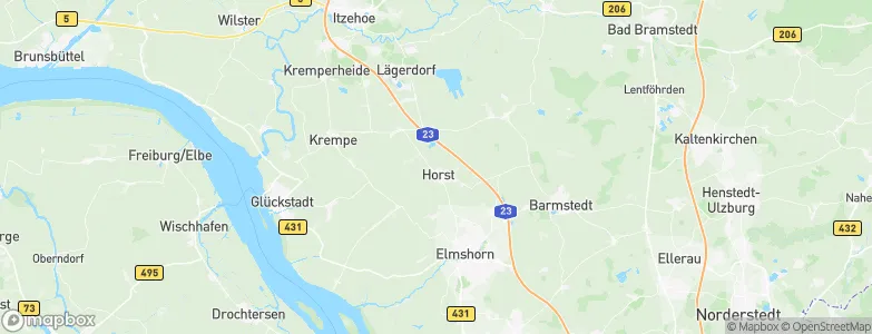 Horstreihe, Germany Map