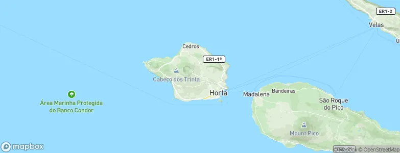 Horta Municipality, Portugal Map