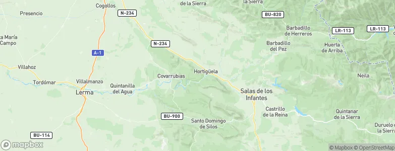 Hortigüela, Spain Map