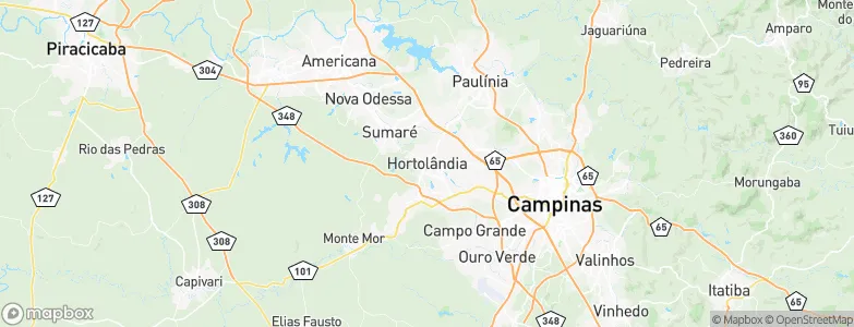 Hortolândia, Brazil Map