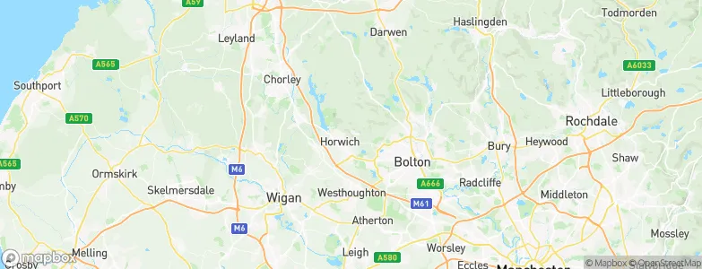 Horwich, United Kingdom Map