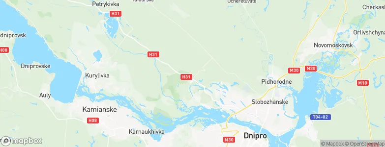 Horyanivs’ke, Ukraine Map