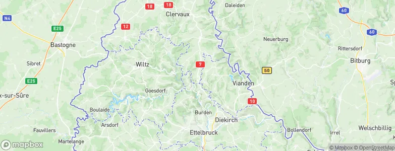 Hoscheid, Luxembourg Map