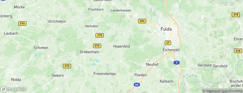 Hosenfeld, Germany Map