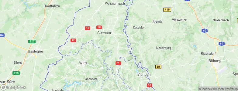 Hosingen, Luxembourg Map