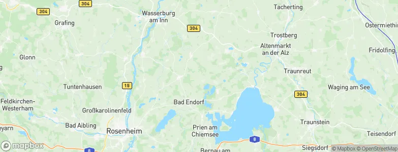 Höslwang, Germany Map