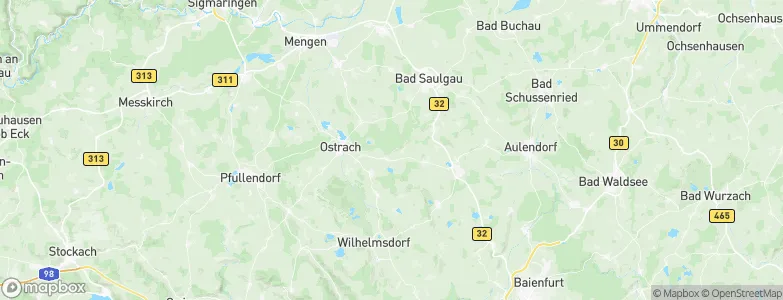 Hoßkirch, Germany Map