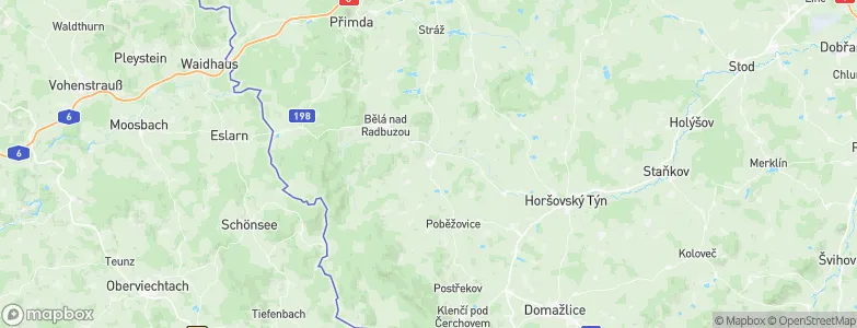 Hostouň, Czechia Map