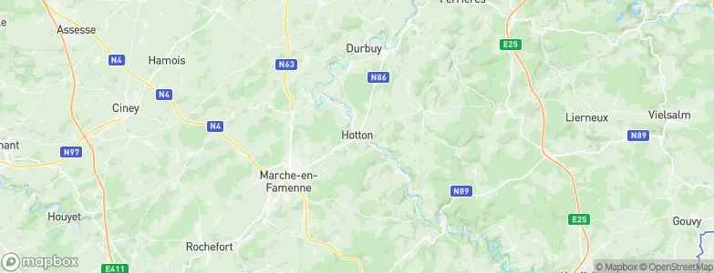 Hotton, Belgium Map