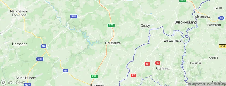 Houffalize, Belgium Map