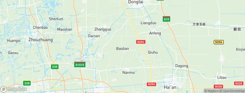 Hougang, China Map