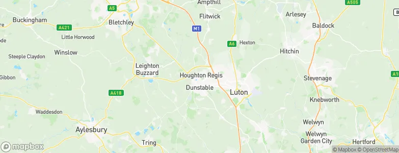 Houghton Regis, United Kingdom Map