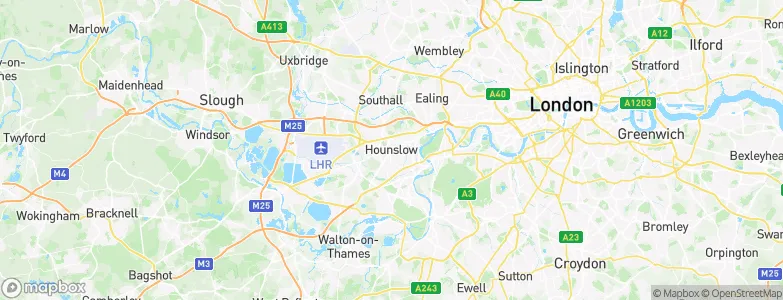 Hounslow, United Kingdom Map