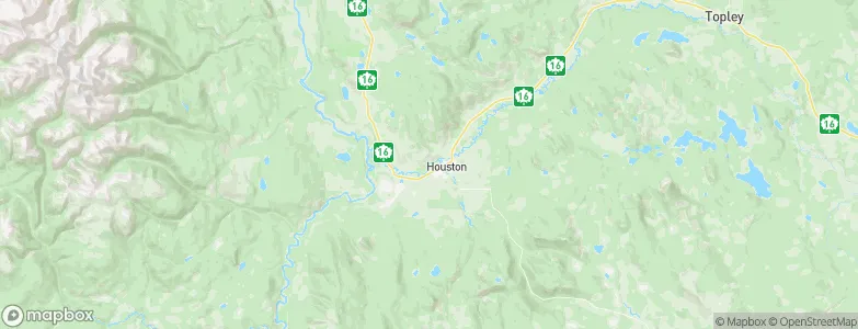Houston, Canada Map