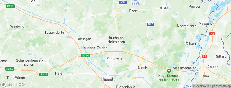 Houthalen, Belgium Map