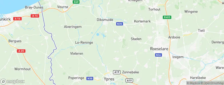 Houthulst, Belgium Map