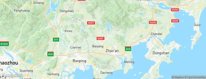 Houxixi, China Map