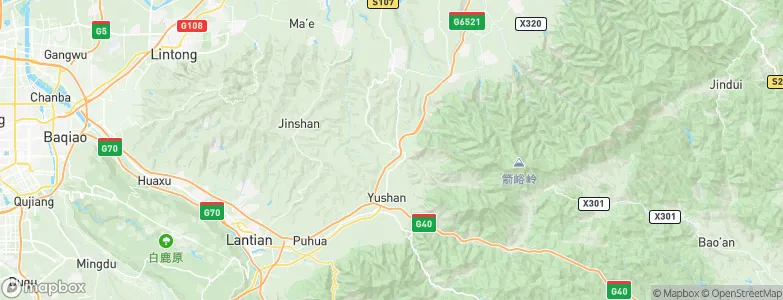 Houzhen, China Map