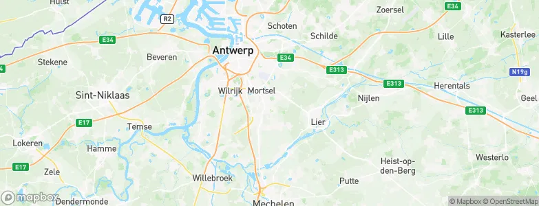 Hove, Belgium Map