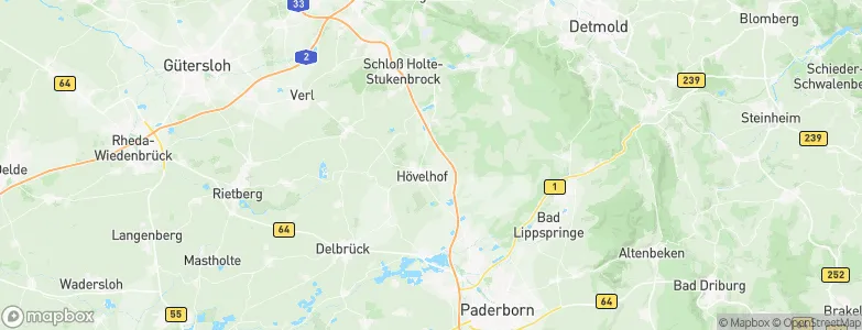 Hövelhof, Germany Map