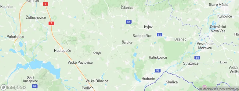 Hovorany, Czechia Map