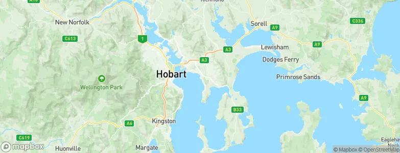 Howrah, Australia Map