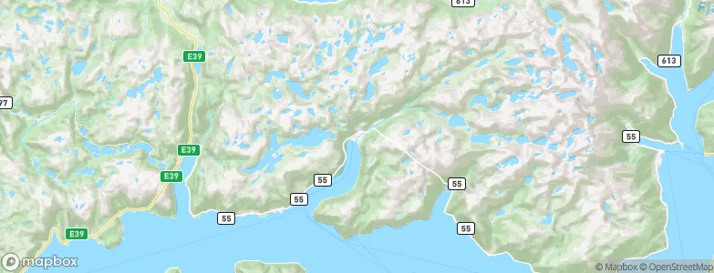Høyanger, Norway Map