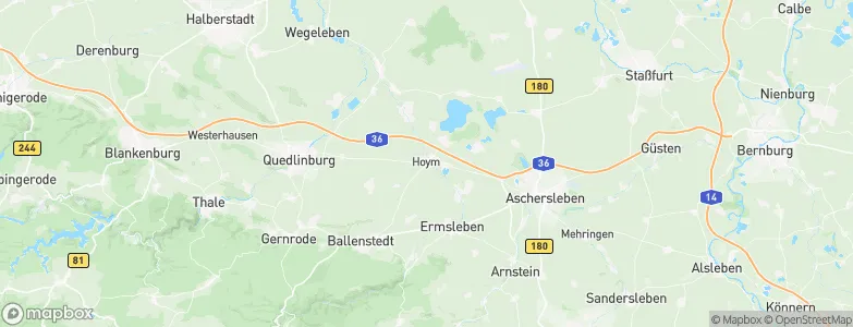Hoym, Germany Map