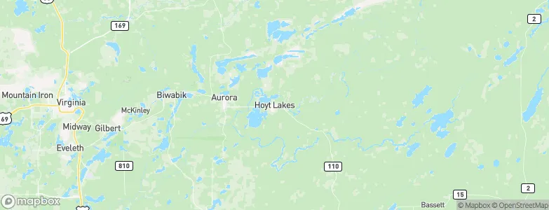 Hoyt Lakes, United States Map