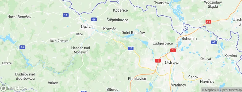 Hrabyně, Czechia Map