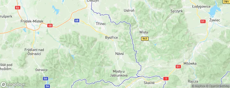 Hrádek, Czechia Map
