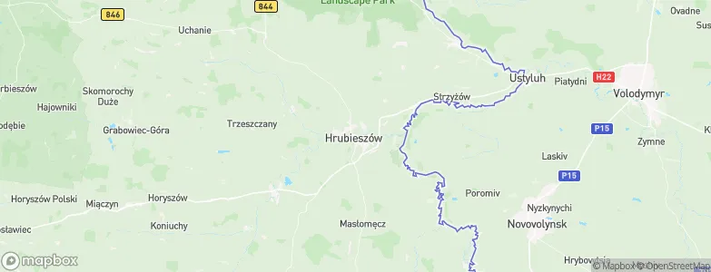 Hrubieszów, Poland Map