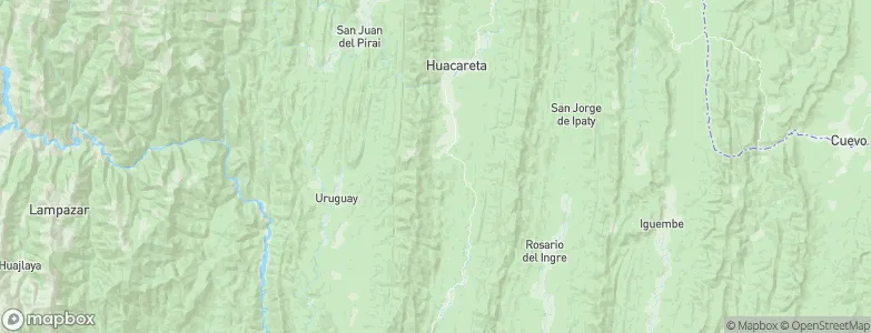 Huacareta, Bolivia Map