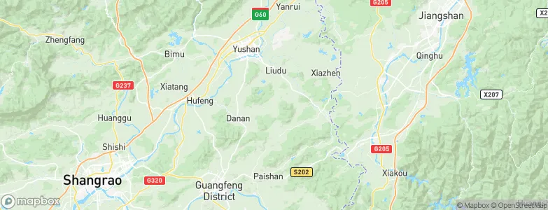 Huacun, China Map