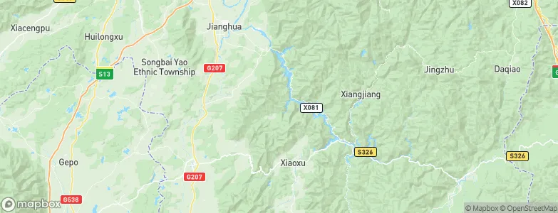 Huajiang, China Map