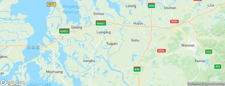 Hualingang, China Map
