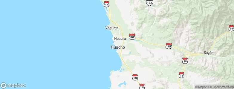 Hualmay, Peru Map