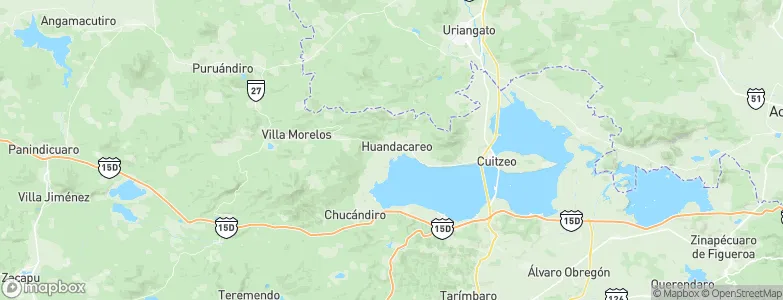 Huandacareo, Mexico Map