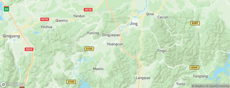 Huangcun, China Map