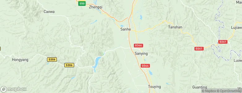 Huangduobu, China Map