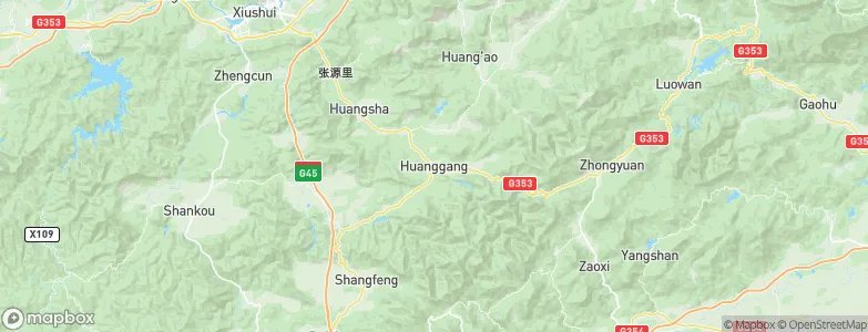 Huanggang, China Map