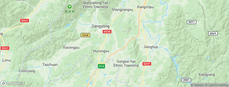 Huangjialing, China Map