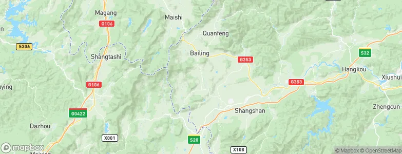 Huanglong, China Map