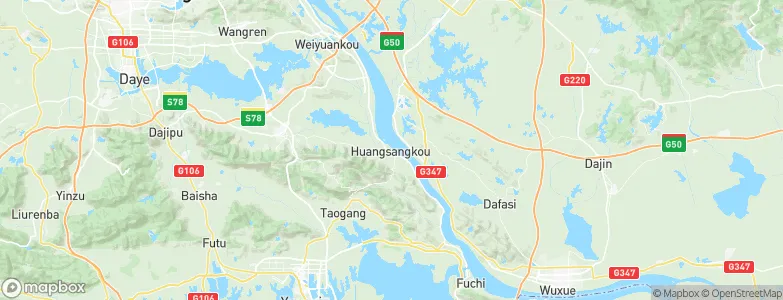 Huangsangkou, China Map