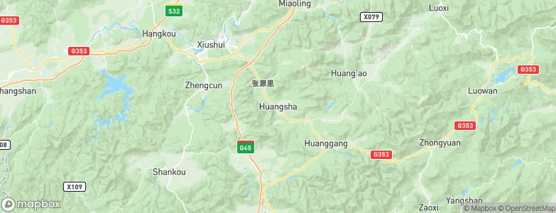 Huangsha, China Map