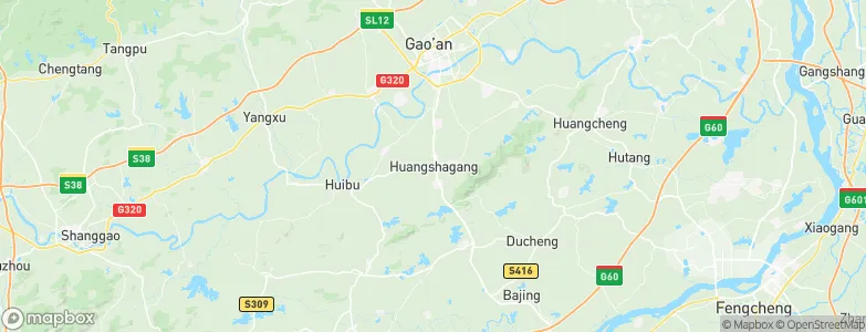 Huangshagang, China Map