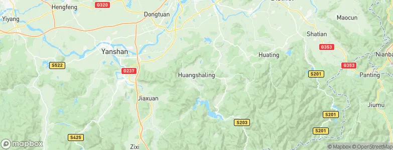 Huangshaling, China Map
