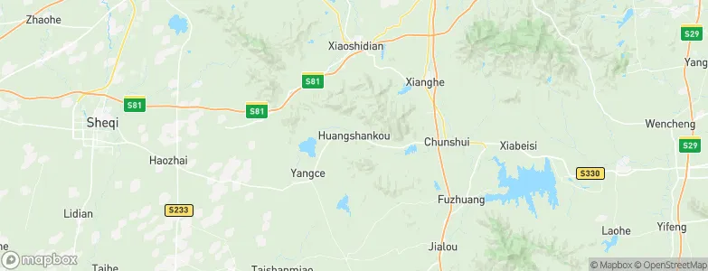 Huangshankou, China Map